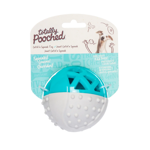 Totally Pooched - Catch n' Squeak Rubber Ball