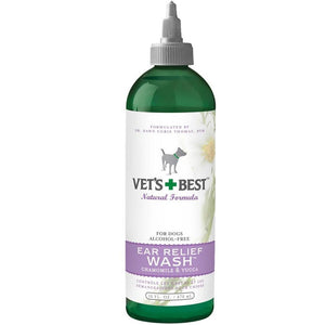 Vet's Best Ear Relief Wash & Dry