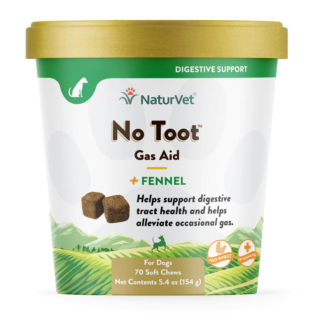 NaturVet No Toot Soft Chew with Fennel