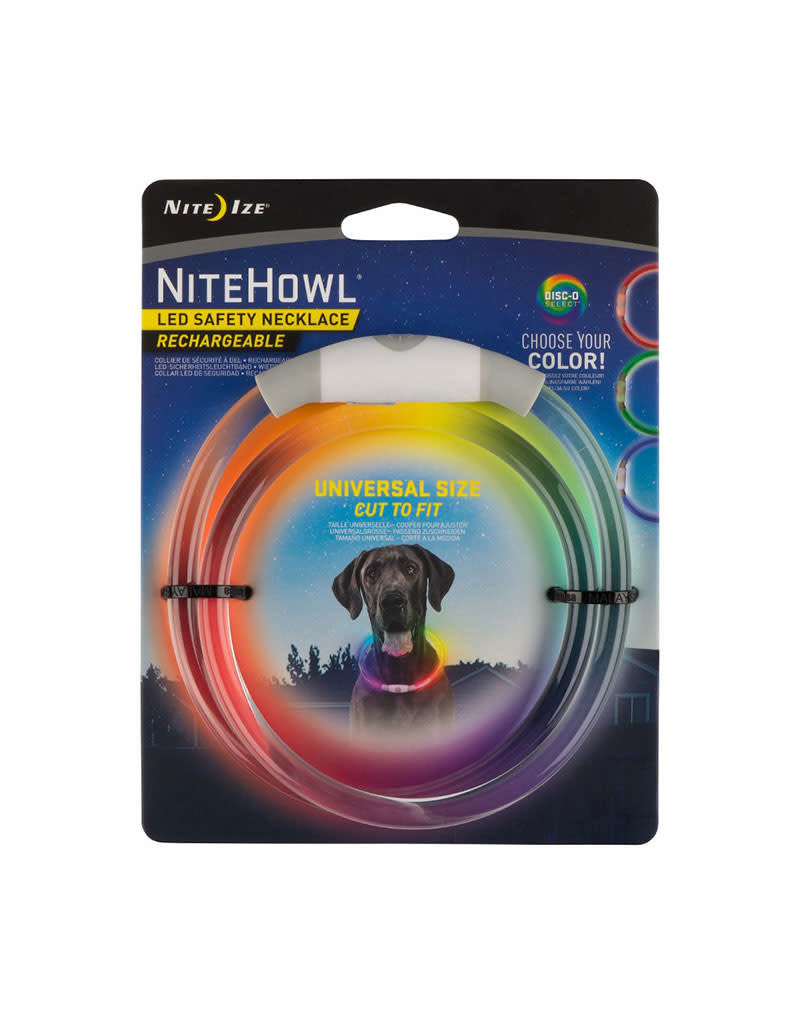 NiteIze NiteHowl LED Rechargeable Safety Necklace (Disco)